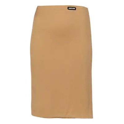 MIU MIU - Chiffon Midi Skirt