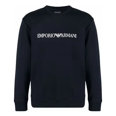 EMPORIO ARMANI - Logo Cotton Blend Sweatshirt