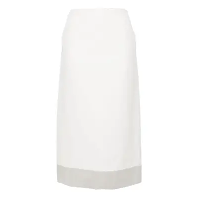 SPORTMAX - Silk Midi Skirt