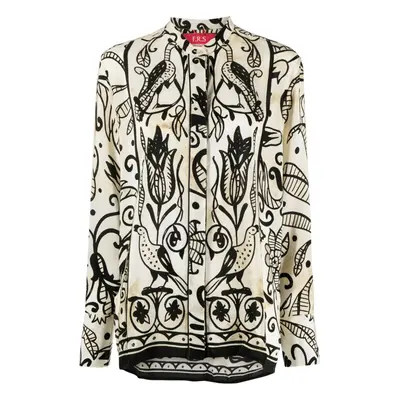 FOR RESTLESS SLEEPERS - Printed Silk Shirt