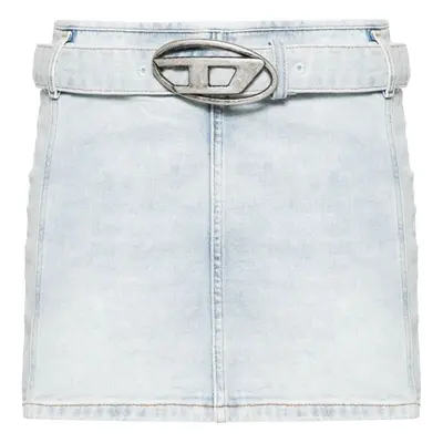 DIESEL - Logo Denim Mini Skirt