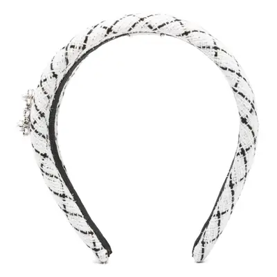 ROGER VIVIER - Rv Flowers Strass Pearl Headband