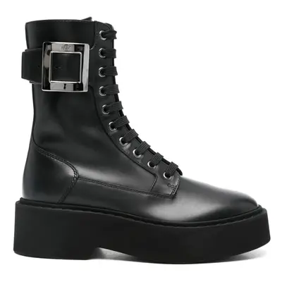 ROGER VIVIER - Viv Rangers Leather Boots