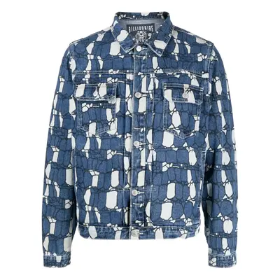 BILLIONAIRE BOYS CLUB - Camouflage Print Denim Jacket