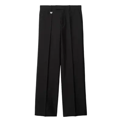 BURBERRY - Wool And Silk Blend Trousers