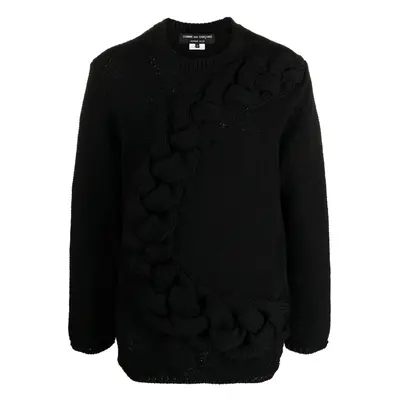 COMME DES GARCONS - Cable-knit Crewneck Sweater