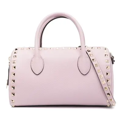 VALENTINO GARAVANI - Rockstud Leather Bowling Bag