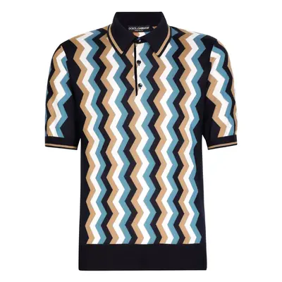 DOLCE & GABBANA - Silk Polo Shirt