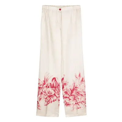 FOR RESTLESS SLEEPERS - Printed Silk Trousers