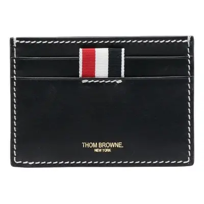 THOM BROWNE - Leather Single Credit Card Case