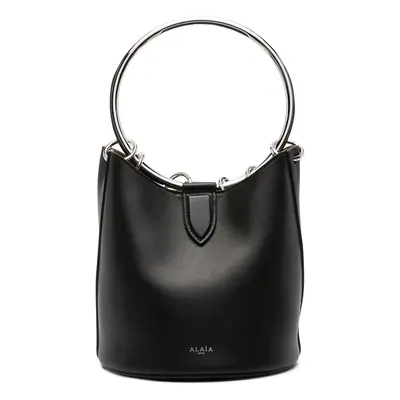 ALAÏA - Ring Medium Leather Bucket Bag