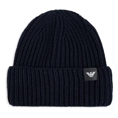 EMPORIO ARMANI - Logo Wool Beanie