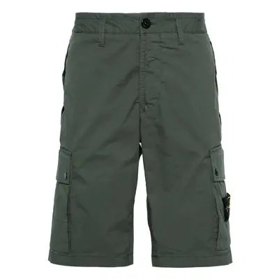 STONE ISLAND - Bermuda Shorts With Logo