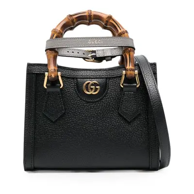 GUCCI - Diana Mini Leather Shopping Bag