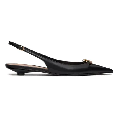 VALENTINO GARAVANI - Vlogo Leather Slingback Ballets