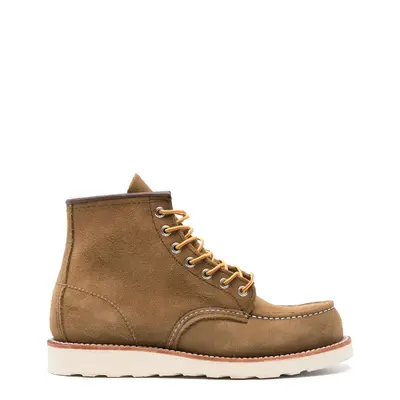 RED WING SHOES - Classic Moc Toe Olive Mohave Boots