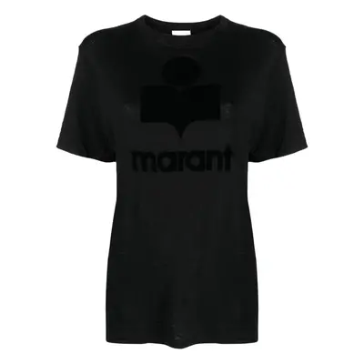 MARANT ETOILE - Zewel Logo Cotton T-shirt