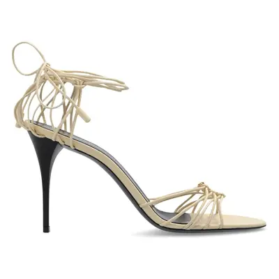 SAINT LAURENT - Babylone Leather Sandals