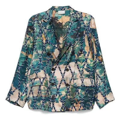 PIERRE-LOUIS MASCIA - Printed Silk Jacket