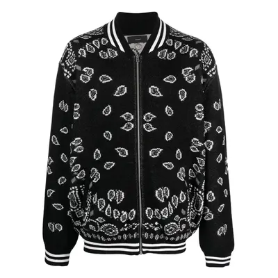 ALANUI - Bandana Piquet Cotton Bomber Jacket