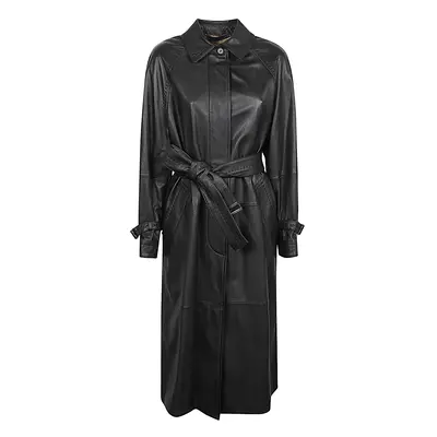 MAX MARA - Leather Trench Coat