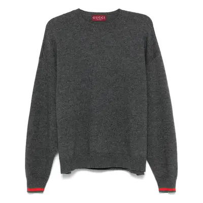 GUCCI - Web Detail Wool Sweater