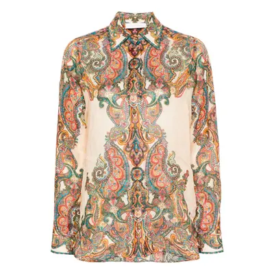 ZIMMERMANN - Paisley Print Oversized Shirt