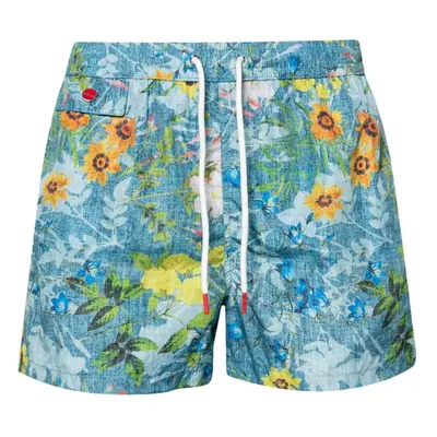 KITON - Printed Swim Shorts