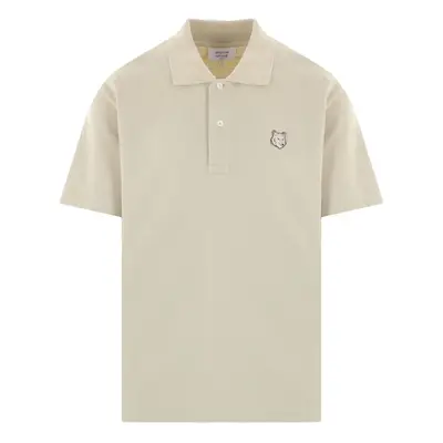 MAISON KITSUNE' - Fox Head Cotton Polo Shirt