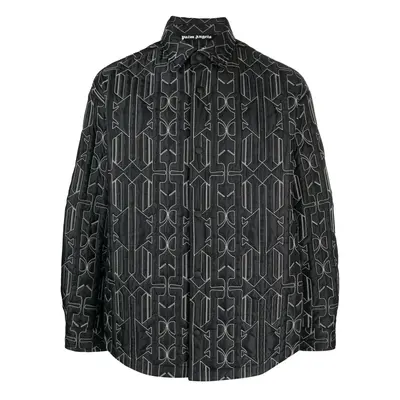 PALM ANGELS - Monogram Quilted Overshirt