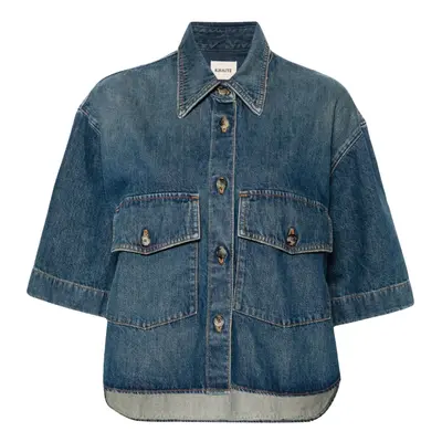 KHAITE - Mahsha Denim Cotton Shirt