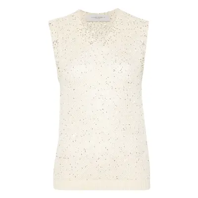 GOLDEN GOOSE - Sequined Knitted Vest