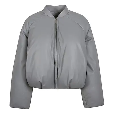 LOEWE - Leather Padded Bomber Jacket