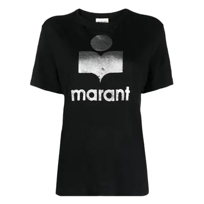 MARANT ETOILE - Zewel Logo Cotton T-shirt