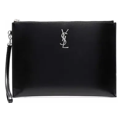 SAINT LAURENT - Cassandre Leather Pouch