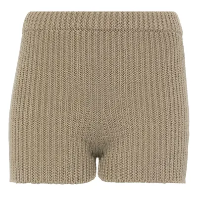 MAX MARA - Cotton Knitted Shorts