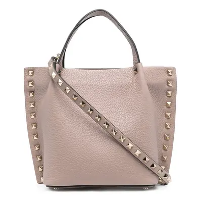 VALENTINO GARAVANI - Rockstud Small Leather Tote Bag