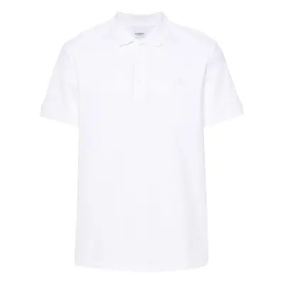 BURBERRY - Logo Cotton Polo Shirt