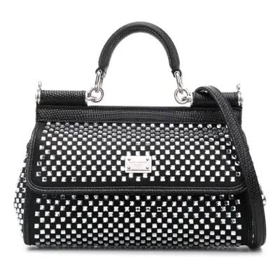 DOLCE & GABBANA - Sicily Crystal Embellished Small Handbag