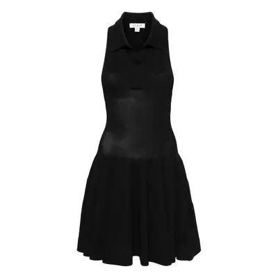 ALAÏA - Piquet Knit Polo Dress