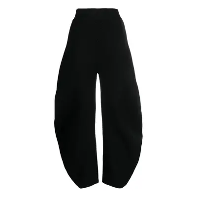 ALAÏA - Round Wool Blend Trousers