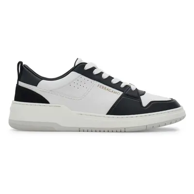 FERRAGAMO - Logo Leather Sneakers