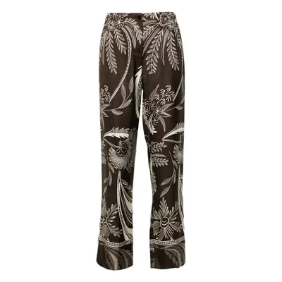 FOR RESTLESS SLEEPERS - Printed Silk Trousers