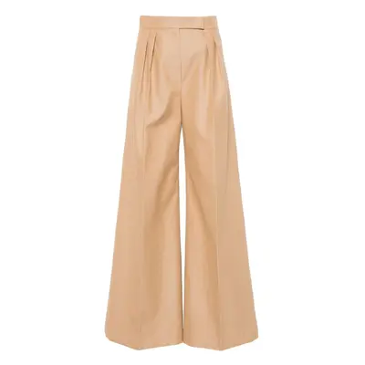 MAX MARA - Wide-leg Cotton Trousers