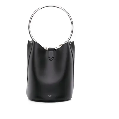 ALAÏA - Ring Large Leather Bucket Bag