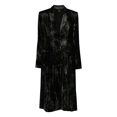 AVANT TOI - Graffiti Effect Velvet Coat