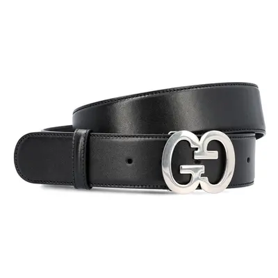 GUCCI - Wide Belt With Gg Buckle