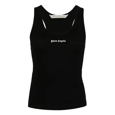 PALM ANGELS - Logo Ribbed Tank Top