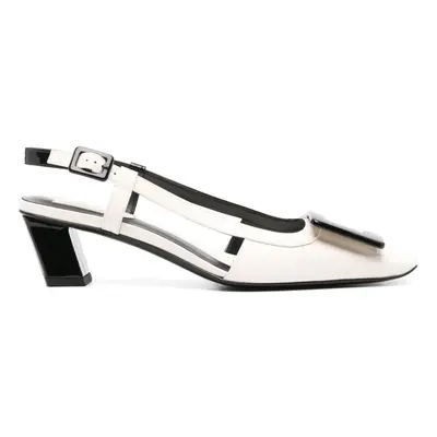 ROGER VIVIER - Belle Vivier Leather Slingback Pumps