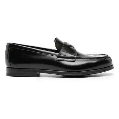 PRADA - Brushed Leather Loafers